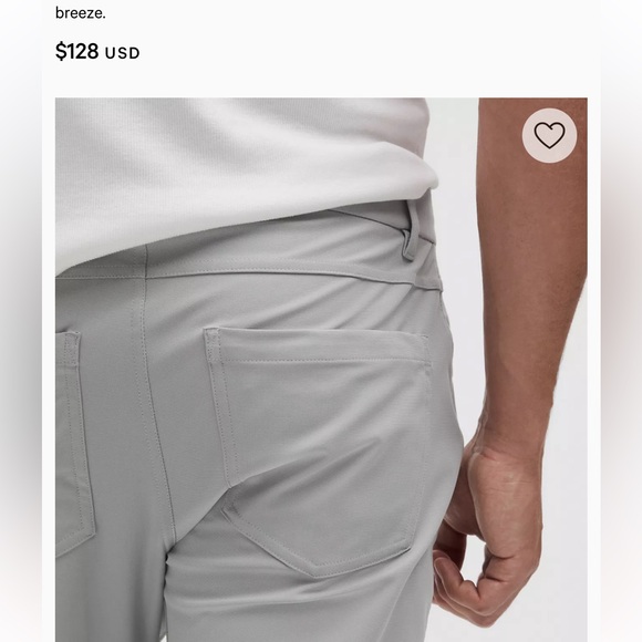Lululemon Athletica Gray Chinos Straight Leg Casual - Picture 5 of 8